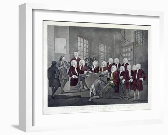 Bambridge on Trial for Murder by a Committee of the House of Commons, 1803-William Hogarth-Framed Giclee Print