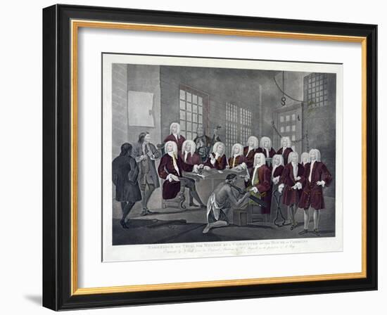 Bambridge on Trial for Murder by a Committee of the House of Commons, 1803-William Hogarth-Framed Giclee Print