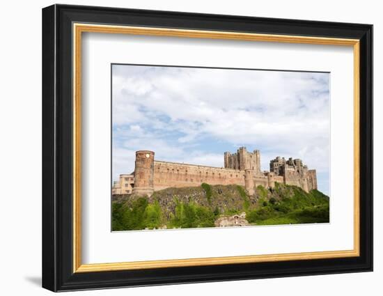 Bamburgh Castle, a hilltop fortress and Grade I Listed Building, Bamburgh, Northumberland, England-Stuart Forster-Framed Photographic Print