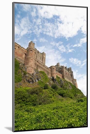 Bamburgh Castle, a hilltop fortress constructed on top of a craggy outcrop of volcanic dolerite-Stuart Forster-Mounted Photographic Print