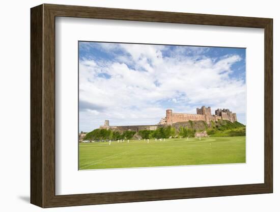 Bamburgh Castle, a medieval fortress, Grade I Listed Building-Stuart Forster-Framed Photographic Print