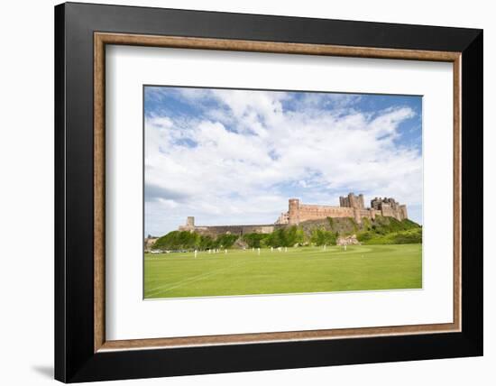 Bamburgh Castle, a medieval fortress, Grade I Listed Building-Stuart Forster-Framed Photographic Print