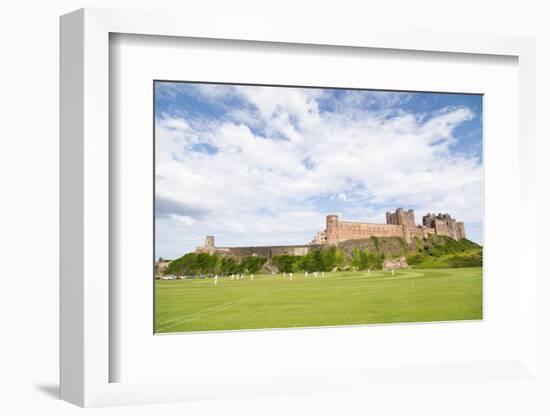 Bamburgh Castle, a medieval fortress, Grade I Listed Building-Stuart Forster-Framed Photographic Print