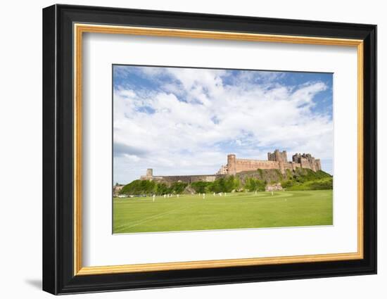 Bamburgh Castle, a medieval fortress, Grade I Listed Building-Stuart Forster-Framed Photographic Print