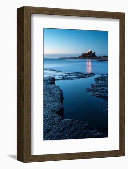 Bamburgh Castle at dawn, Bamburgh, Northumberland, UK-Ross Hoddinott-Framed Photographic Print