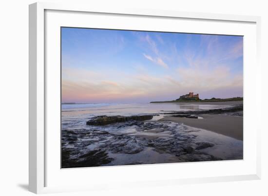 Bamburgh Castle at Dusk, Northumberland, England, United Kingdom, Europe-Gary Cook-Framed Photographic Print