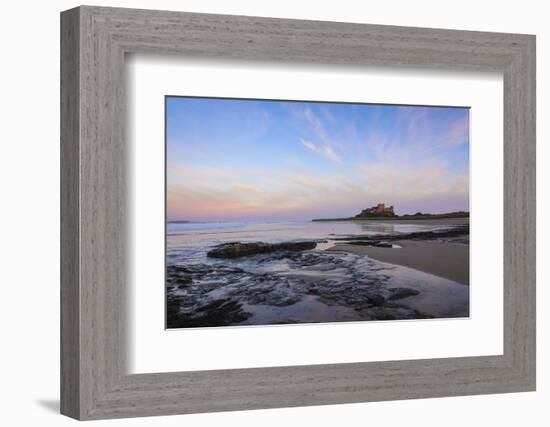 Bamburgh Castle at Dusk, Northumberland, England, United Kingdom, Europe-Gary Cook-Framed Photographic Print