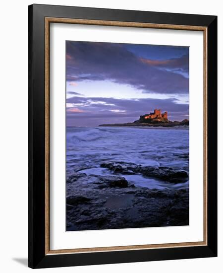 Bamburgh Castle at Dusk, Northumberland, England-Gary Cook-Framed Photographic Print