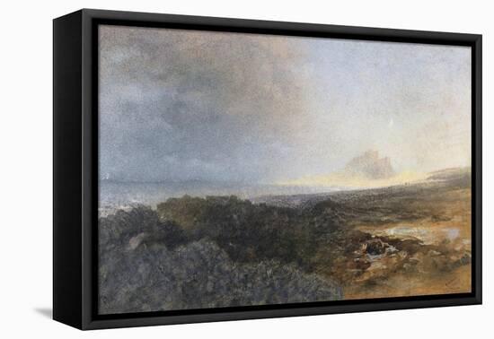 Bamburgh Castle, Northumberland, 1877 (W/C on Paper)-Alfred William Hunt-Framed Premier Image Canvas