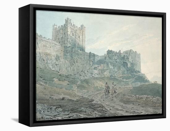 Bamburgh Castle, Northumberland, 18th Century-Thomas Girtin-Framed Premier Image Canvas