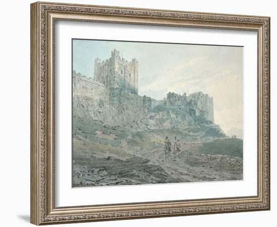 Bamburgh Castle, Northumberland, 18th Century-Thomas Girtin-Framed Giclee Print