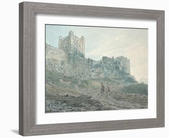 Bamburgh Castle, Northumberland, 18th Century-Thomas Girtin-Framed Giclee Print