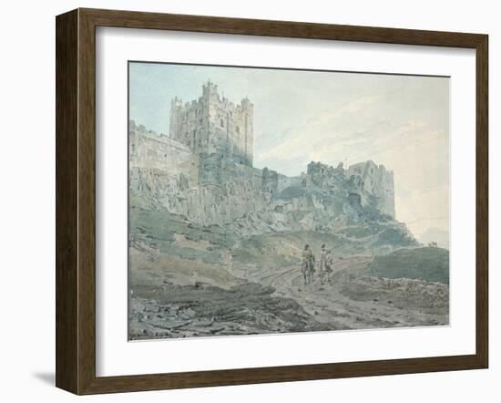 Bamburgh Castle, Northumberland, 18th Century-Thomas Girtin-Framed Giclee Print