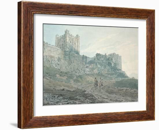 Bamburgh Castle, Northumberland, 18th Century-Thomas Girtin-Framed Giclee Print
