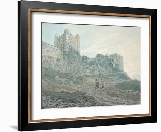 Bamburgh Castle, Northumberland, 18th Century-Thomas Girtin-Framed Giclee Print