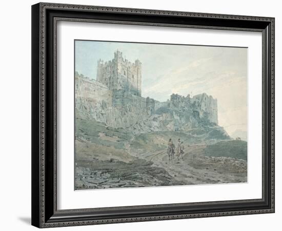 Bamburgh Castle, Northumberland, 18th Century-Thomas Girtin-Framed Giclee Print