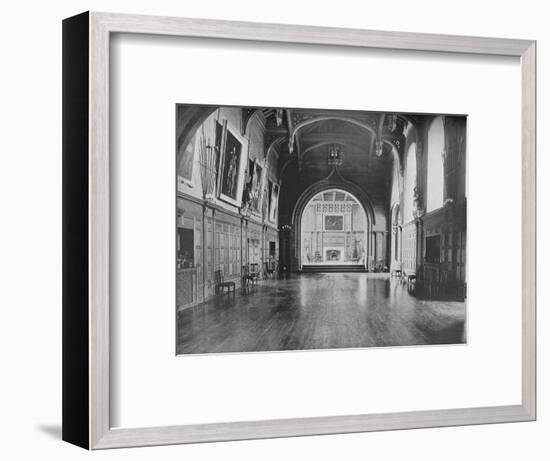 'Bamburgh Castle, Northumberland - The Lord Armstrong', 1910-Unknown-Framed Photographic Print