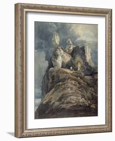 Bamburgh Castle, Northumberland-Thomas Girtin-Framed Giclee Print