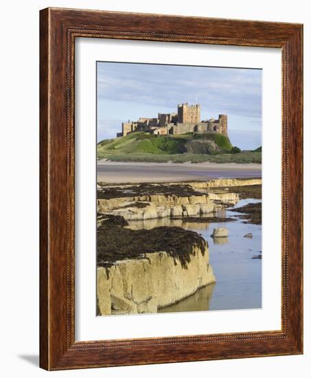 Bamburgh Castle on the Beach-Paul Thompson-Framed Photographic Print
