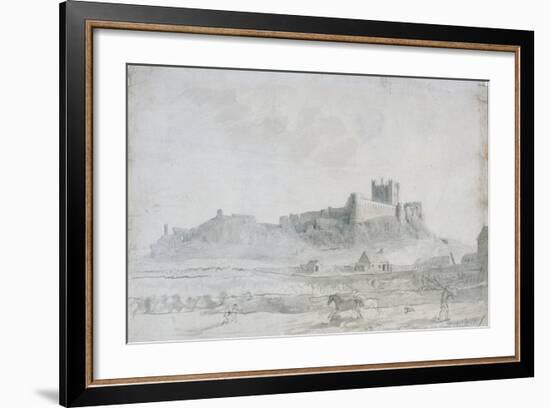 Bamburgh Castle-Robert Johnson-Framed Giclee Print