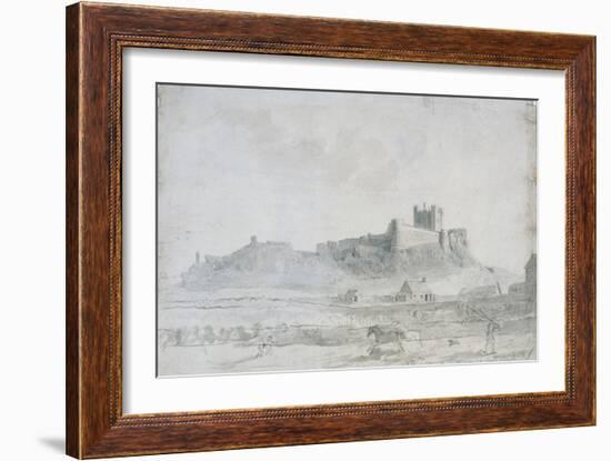 Bamburgh Castle-Robert Johnson-Framed Giclee Print