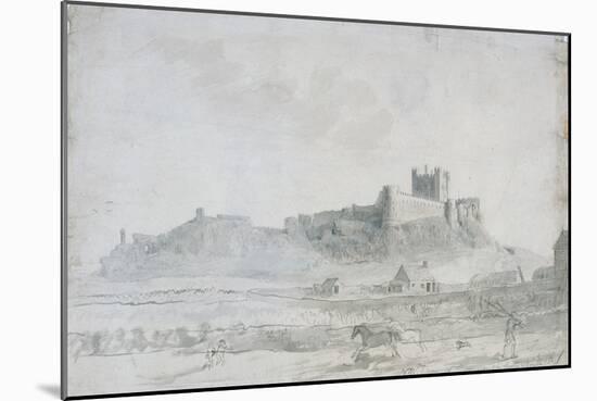 Bamburgh Castle-Robert Johnson-Mounted Giclee Print