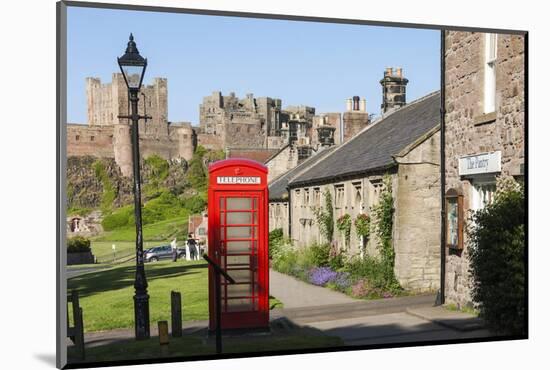 Bamburgh Village and Castle, Northumberland, England, United Kingdom, Europe-James Emmerson-Mounted Photographic Print