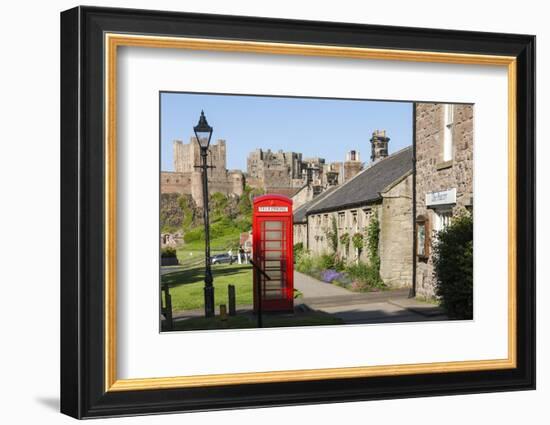 Bamburgh Village and Castle, Northumberland, England, United Kingdom, Europe-James Emmerson-Framed Photographic Print