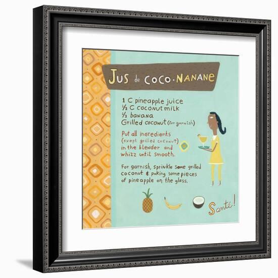 Banana-Coconut Juice-Céline Malépart-Framed Art Print