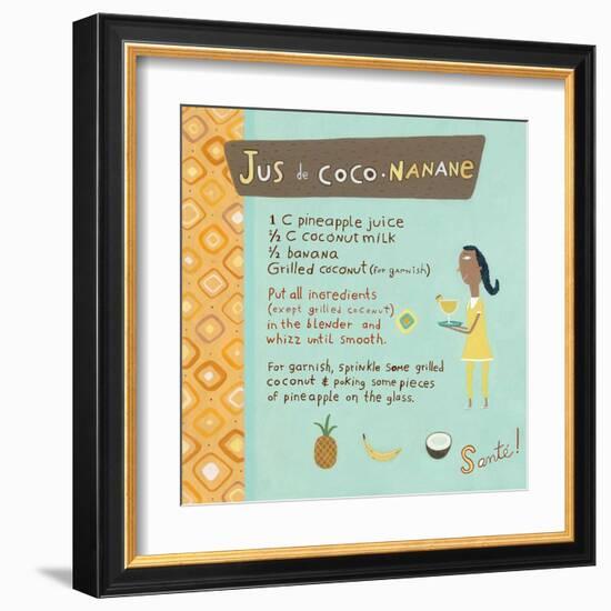 Banana-Coconut Juice-Céline Malépart-Framed Art Print