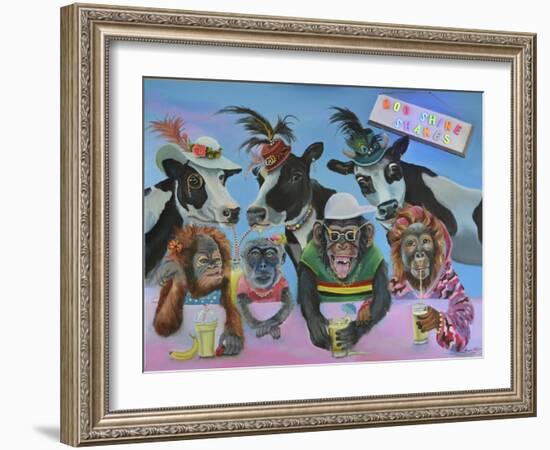 Banana Milk Shake-Sue Clyne-Framed Giclee Print