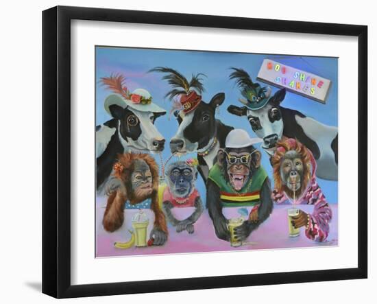 Banana Milk Shake-Sue Clyne-Framed Giclee Print