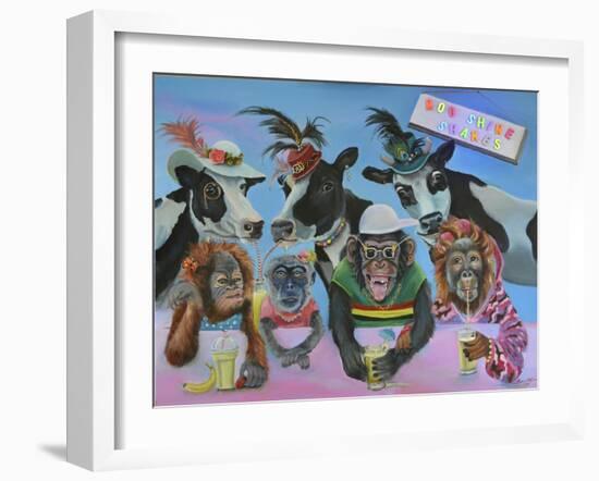 Banana Milk Shake-Sue Clyne-Framed Giclee Print