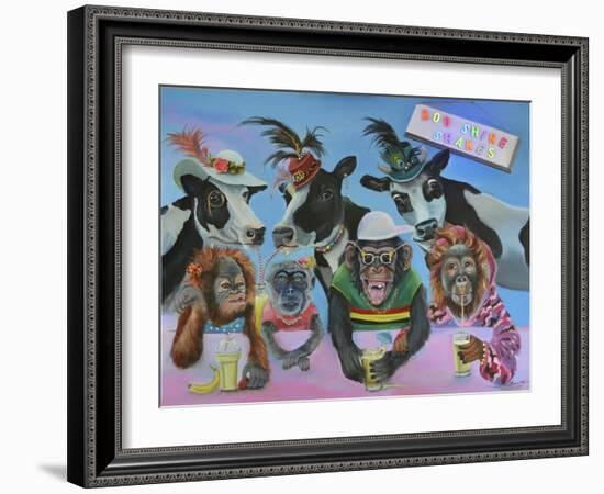 Banana Milk Shake-Sue Clyne-Framed Giclee Print