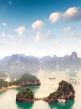 Halong Bay Vietnam Panorama. Beautiful Panoramic View of Ha Long Bay with Many Islands and Mountain-Banana Republic images-Photographic Print