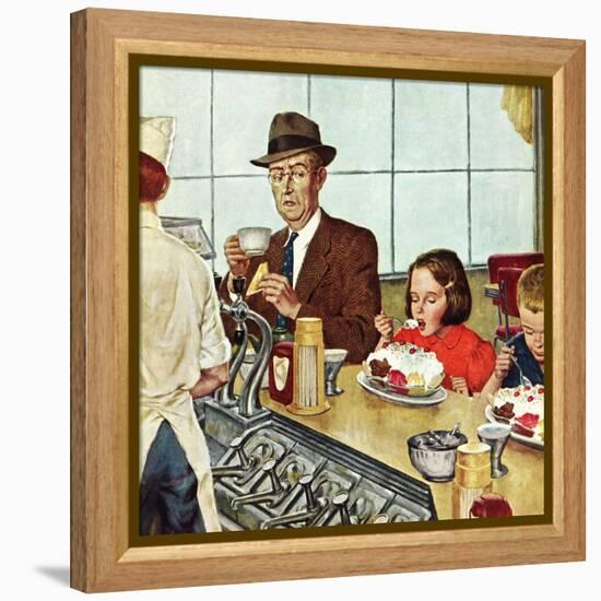 "Banana Split", August 16, 1952-Amos Sewell-Framed Premier Image Canvas