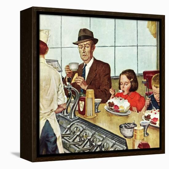 "Banana Split", August 16, 1952-Amos Sewell-Framed Premier Image Canvas