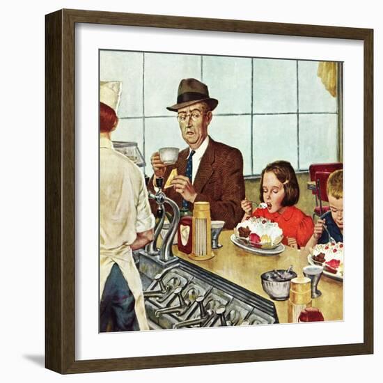 "Banana Split", August 16, 1952-Amos Sewell-Framed Giclee Print