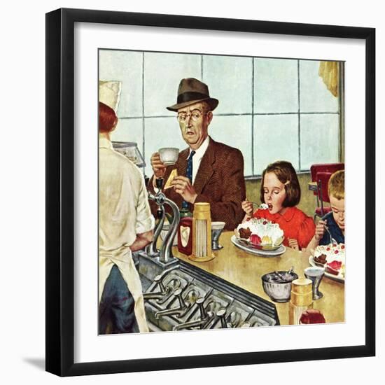 "Banana Split", August 16, 1952-Amos Sewell-Framed Giclee Print