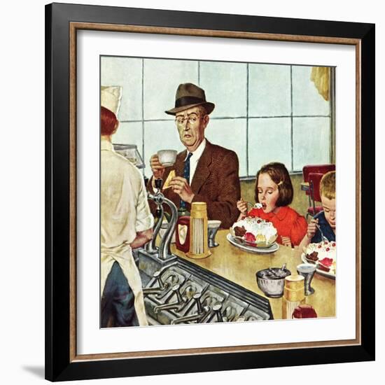 "Banana Split", August 16, 1952-Amos Sewell-Framed Giclee Print