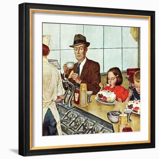 "Banana Split", August 16, 1952-Amos Sewell-Framed Giclee Print