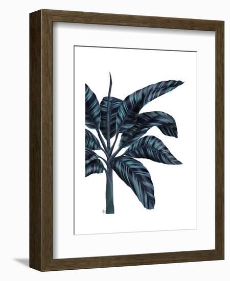 Banana Tree 3, Blue-Fab Funky-Framed Art Print