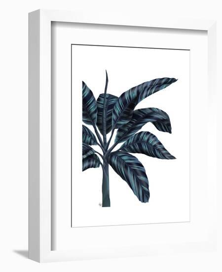 Banana Tree 3, Blue-Fab Funky-Framed Art Print