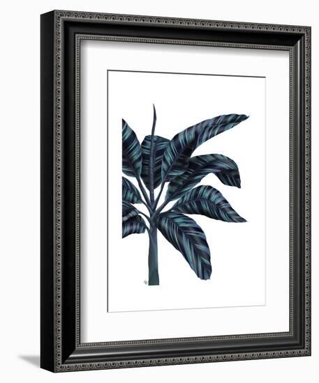 Banana Tree 3, Blue-Fab Funky-Framed Art Print