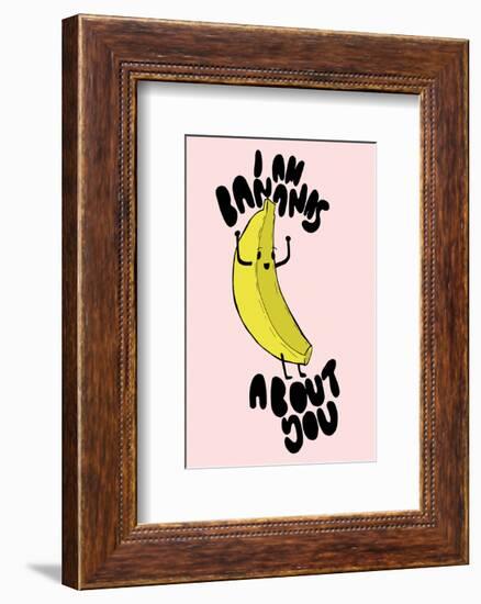 Bananas About You - Tom Cronin Doodles Cartoon Print-Tom Cronin-Framed Giclee Print