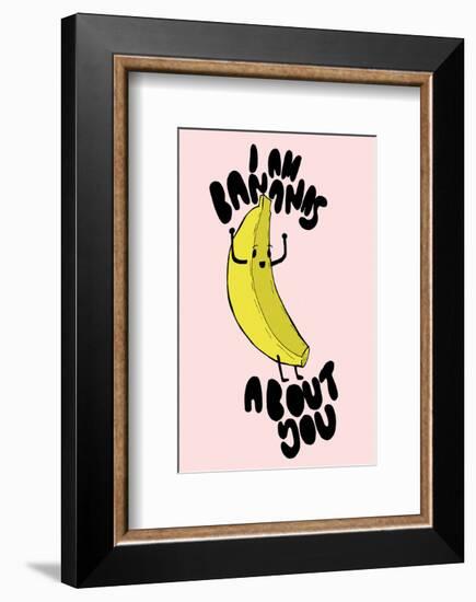 Bananas About You - Tom Cronin Doodles Cartoon Print-Tom Cronin-Framed Giclee Print