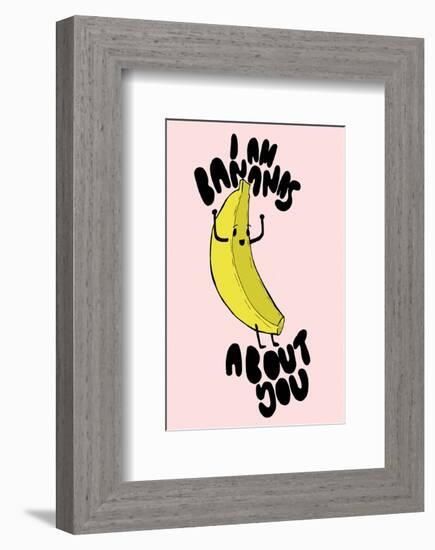 Bananas About You - Tom Cronin Doodles Cartoon Print-Tom Cronin-Framed Giclee Print