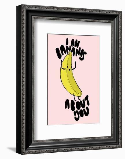 Bananas About You - Tom Cronin Doodles Cartoon Print-Tom Cronin-Framed Giclee Print