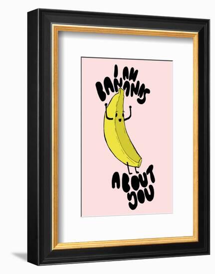 Bananas About You - Tom Cronin Doodles Cartoon Print-Tom Cronin-Framed Giclee Print