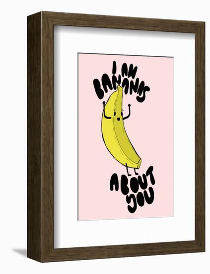 Bananas About You - Tom Cronin Doodles Cartoon Print-Tom Cronin-Framed Giclee Print